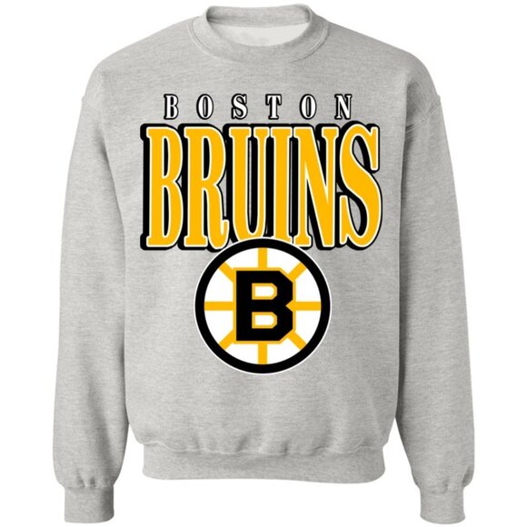 Boston Bruins 1990's Vintage Retro Nhl Sweatshirt - Picture 1 of 2